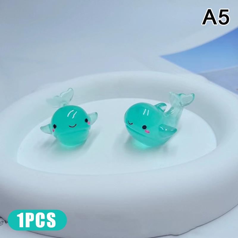 

Светящийся маленький кит морской животное украшение мини-подвеска украшение для аквариума ландшафтное ремесло настольное украшение