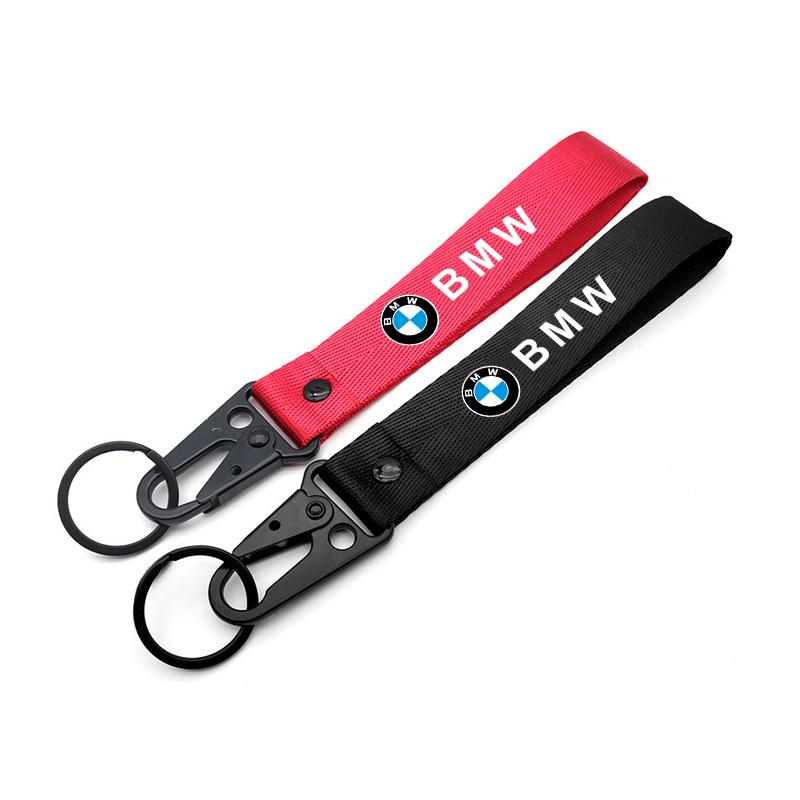 AOSP2 Car Trinket Key Rings Car Keychain Nylon Lanya keychain Anti Loss Safety Rope For BMW M F10 E83 E90 E92 E93 X1 X5 X6 F30 E63 E84