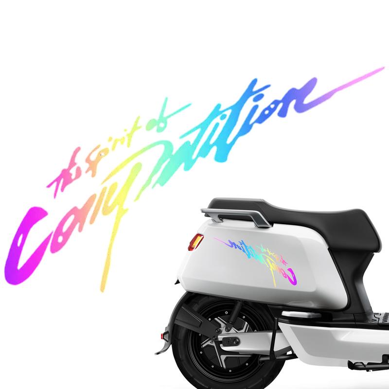 Car Reflective Decal Car Auto Body Sticker Adhesive Colorful Reflective Decal Auto Exterior Decoration Accessories For Vehicle