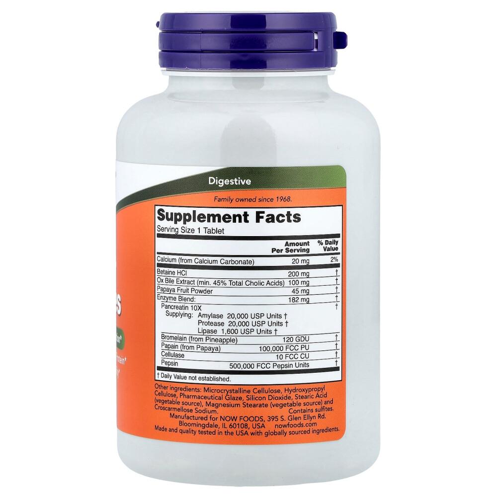 NOW Foods Super Enzymes 180 Tablets