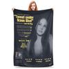 Lana Del Rey Decke Abdeckung Sänger Flanell Überwurfdecke Sommer Klimaanlage Tragbar Leicht Bettüberwurf,