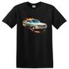 1961 Chevrolet Impala T Shirt Classic Lowrider Flame Art Retro Tee