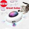 Cat Toys Kittens Cat Interactive Activity Electric Crazy Toys Intelligent USB Rechargeable Pet Toys Automatic Feather Teaser