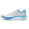 Li Ning Cushioning Slip Resistant Abrasion Resistant Low top Running Shoes Men's White Blue ARHS031-1