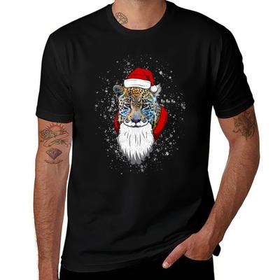 Hosanta Christmas Leopard Tshirt Street Fashion Casual Tee Shirt