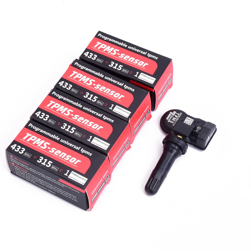 1pcs Car TPMS Tire Pressure Monitor Sensor System 2in1 315MHZ + 433MHz Mx Programmable Sensor Programming Universal TS508 TS600