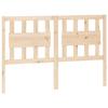 VidaXL Headboard 140.5x4x100 Cm Solid Pine Wood 818565