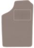 Beige Driver's Mat For: Volkswagen Polo II Coupe, Hatchback, Sedan (1981-1992)