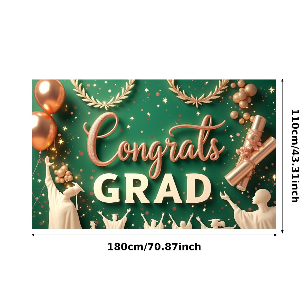 Graduation Party Graduation Cap Theme Event Banner Graduation Celebration Festive Lights For Party Backdrop Indoor Decoration