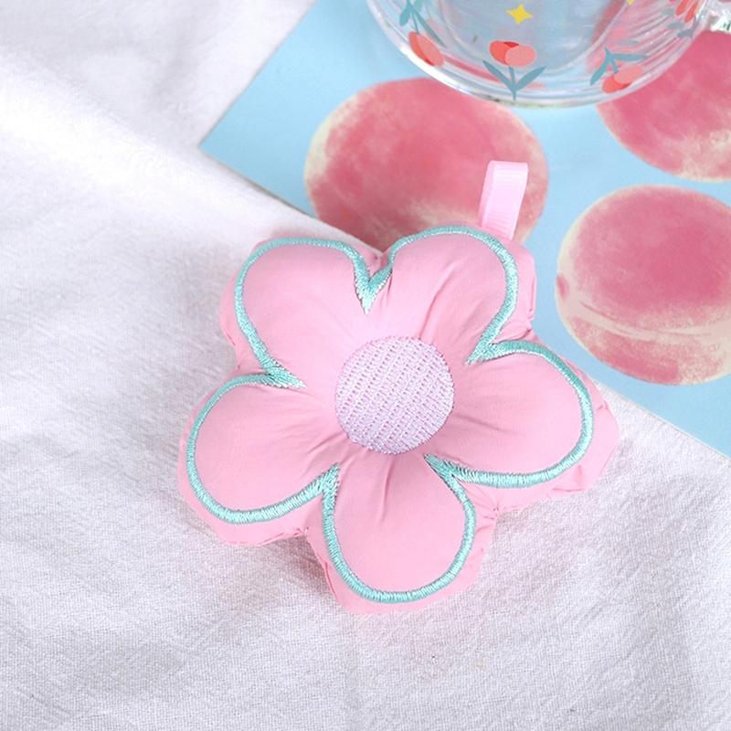 

1 шт. брелок в виде цветка из ткани сакуры, милый шнурок, автомобильная сумка, брелок, кулон, подарок для ребенка розовый