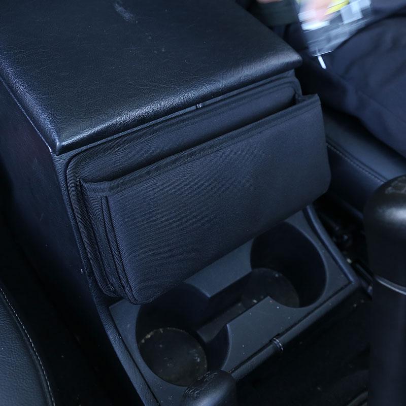 For Land Rover Defender 90 110 130 04-18 Oxford cloth Black Car Armrest Box Storage Bags cell phone Storage bag Car Accessories