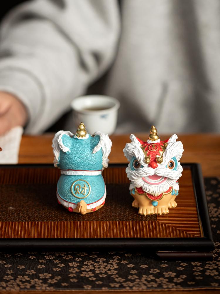 New Chinese style China-Chic style furniture to attract wealth and treasure Tea Pet Car desktop decoration