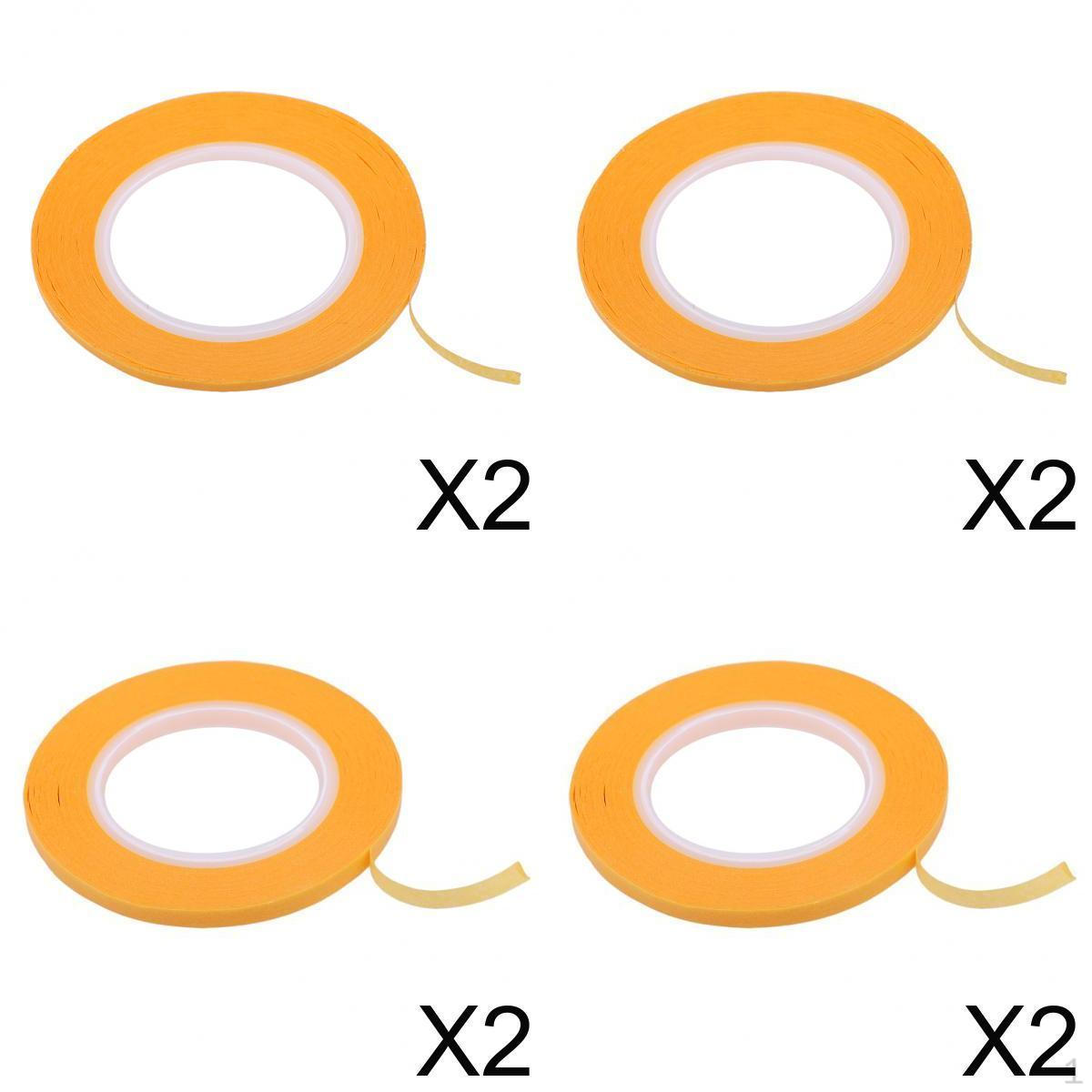 

8 Pieces Masking Tape DIY Decoration Model Fast Roll Tapes Craft 2mm 3mm 4mm 6mm
