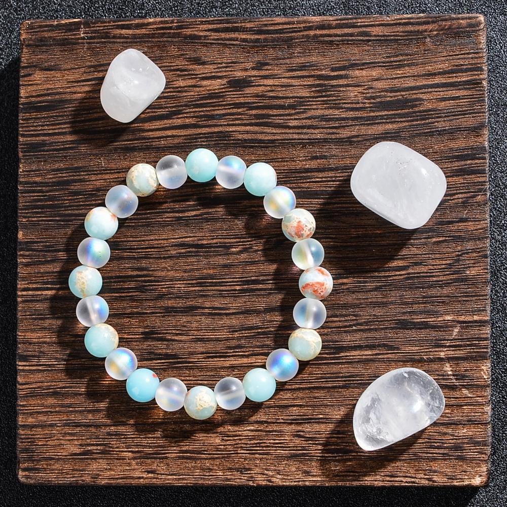8mm Natural Shoushan Stone Health Bracelet, Bringing Health and Longevity, Fashionable Beaded Bracelet for Men and Women