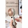 USB Rechargeable Mini Portable Cooling Fan 120 Speeds Desktop Standing Fan  Outdoor Sports