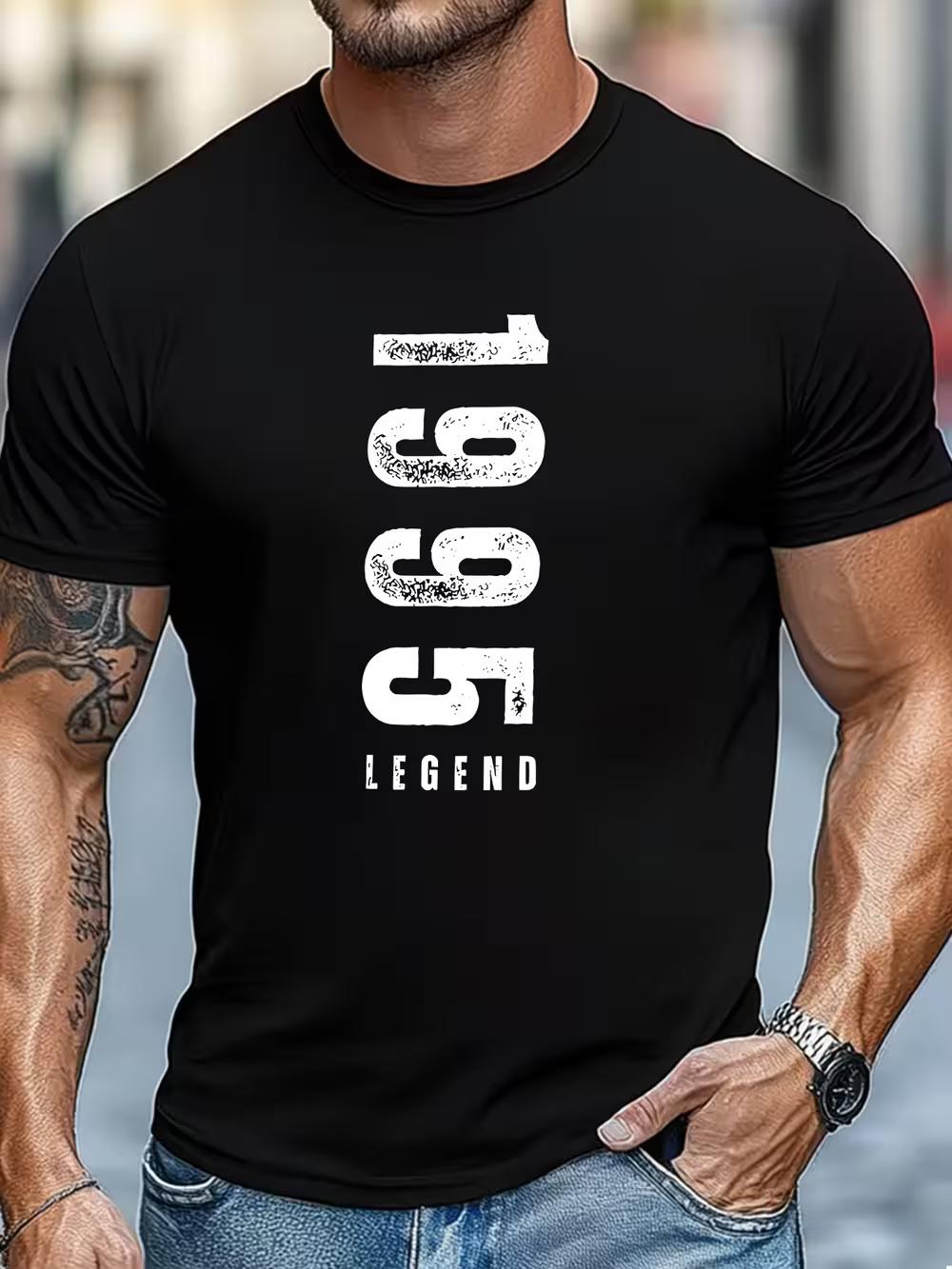 Men s T-shirt with 1995 Birth Year Print L