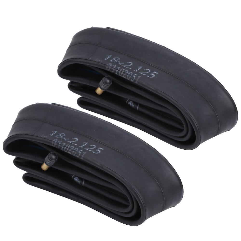 2 Stück Butylkautschuk Schlauch Ersatz 18x2.125 Zoll Fahrrad Ersatzschläuche Fahrradwartung