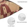 Woman Among Flowers Pillowcase Polyester Linen Velvet Pattern Zip Decor Pillow Case Car Cushion Case