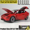 1:24 Model Y Facelift Off Road SUV Alloy Metal Diecast Model Car Sound & Light Pull Back Children Toy Collectibles Birthday Gift