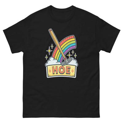 Hoe Workplace Tool Tools Construction Working T-Shirt