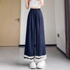 2026 New Women's Double-Layer Lace Patchwork Wide-Leg Pants - Slimming, Loose, Versatile Summer Style