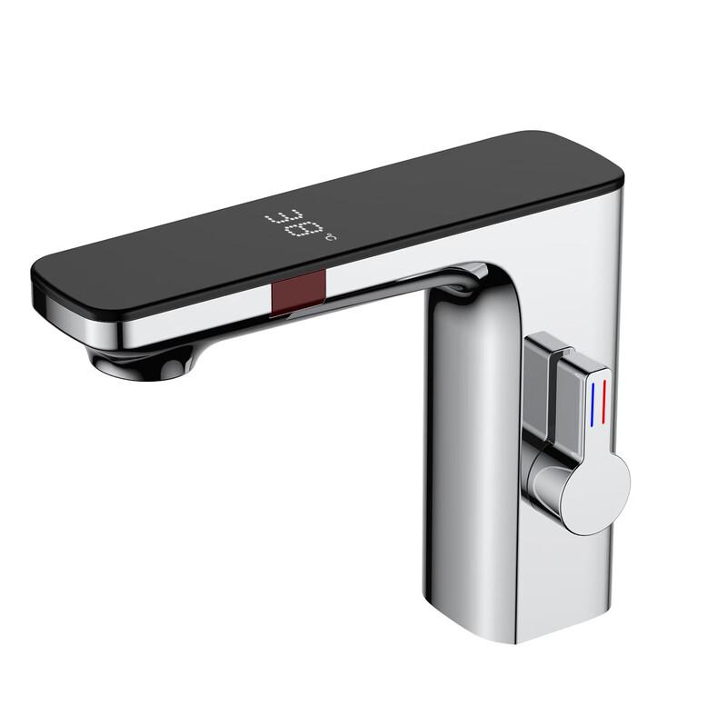 TLXT Black Bathroom Basin Faucet