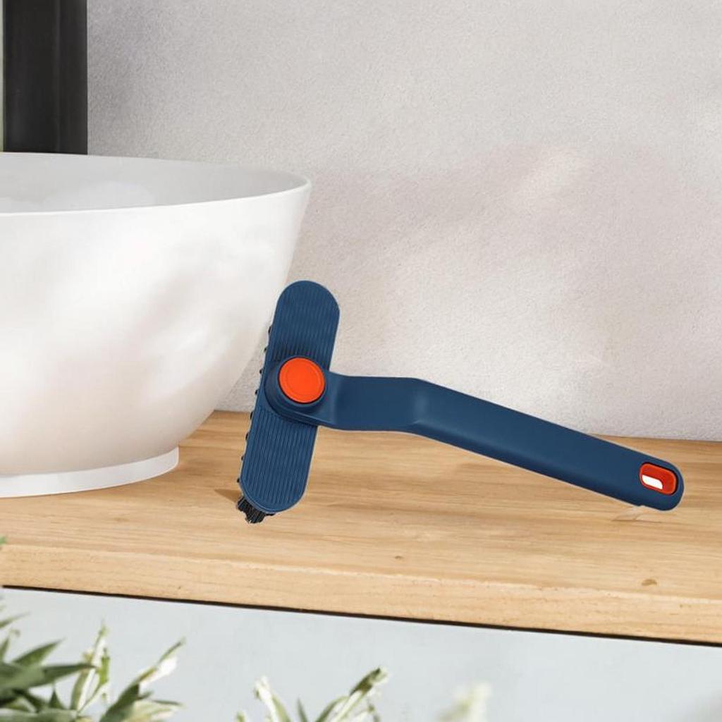 Crevice Cleaning Brush Floor Scrub Rotating Head Handheld Bath Tub Scrubbing