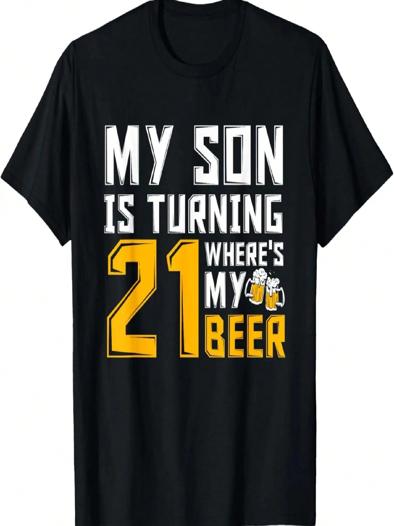 21st Birthday 21 Year Old Son Dad Mom Family Birthday T-Shirt,Comfortable Cotton T-Shirt,Comfortable Pure Cotton S разноцветный