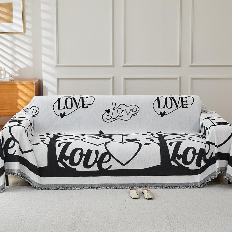 Sofa Cushion Cushion Four Seasons Universal Sofa Cover Cover Universal Sofa Cover Cloth Light Luxury a Whole Piece of Full Covered