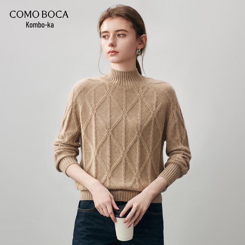 

Kemeng Boca 2025 Women s Thickened 100% Cashmere Cable Knit Sweater L