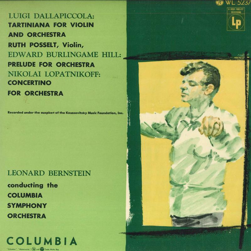 

LP Record - Dallapiccola: Tartiniana for violin WL5237 COLUMBIA Japan Classical Used
