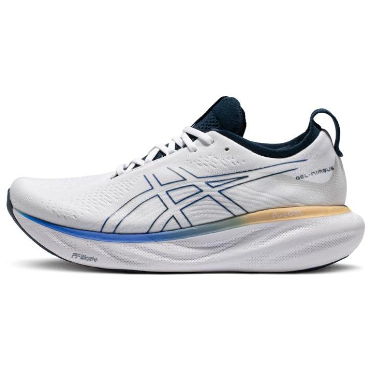Neuer Asics Gel Nimbus 25 Weiß Illusion Blue 1011B547-104