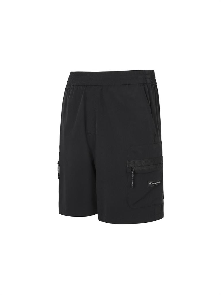 DISCOVERY EXPEDITION Freshvent Men'S Semi-Loose Cargo Shorts (Black)