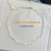Zhuji Pearl Natural Freshwater Seedless Irregular Baroque Petal Pearl Necklace, a Delicate and Understated Clavicle Necklace