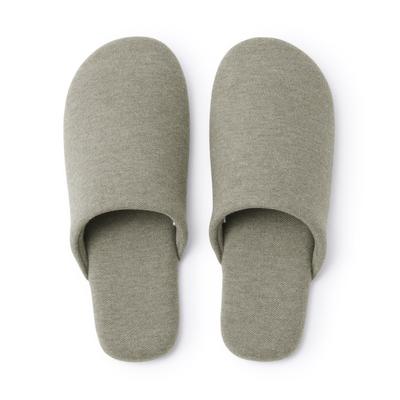 Cotton Pique Room Slippers, Soft and Comfortable, M Size