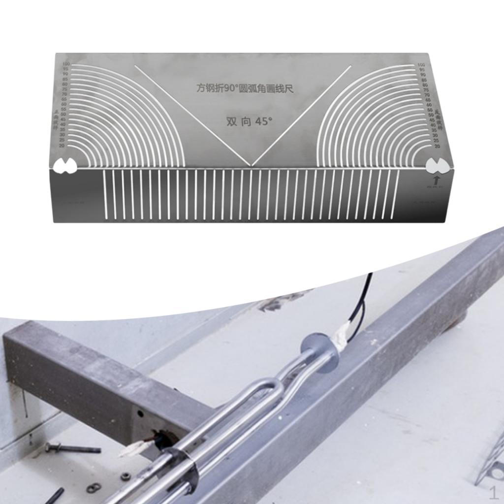 

Инструмент для маркировки углового изгиба Износостойкая стальная труба 90 градусов для машиностроения Length 35cm