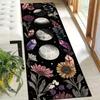 1Pcs Bohemian Style Non-Slip Washable Area Rug Runner for Entryway, Living Room, Bedroom & Patio