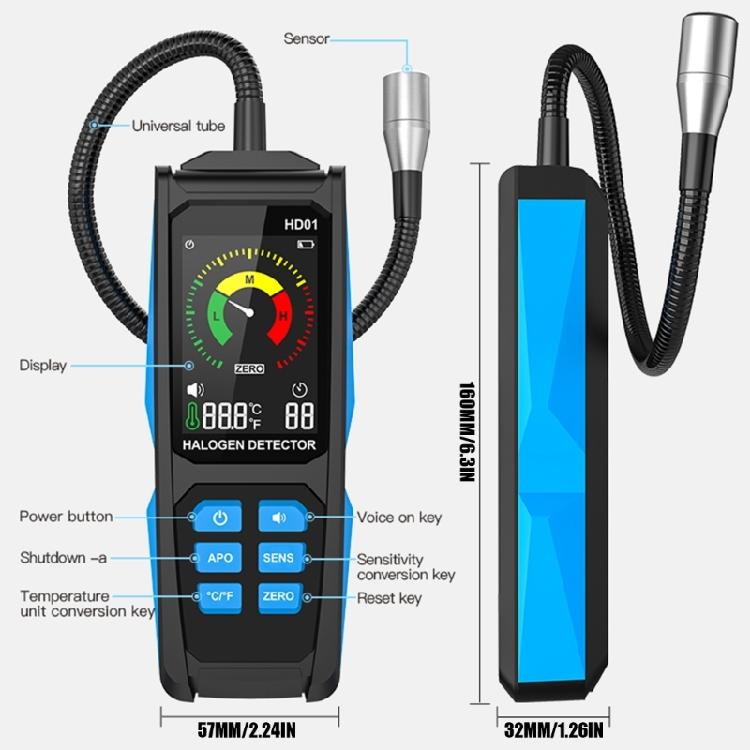 Accurate Leak Detectors Easy to Use Gas Gas Tester Simple Operate for Automotive & Household Cooling Systems