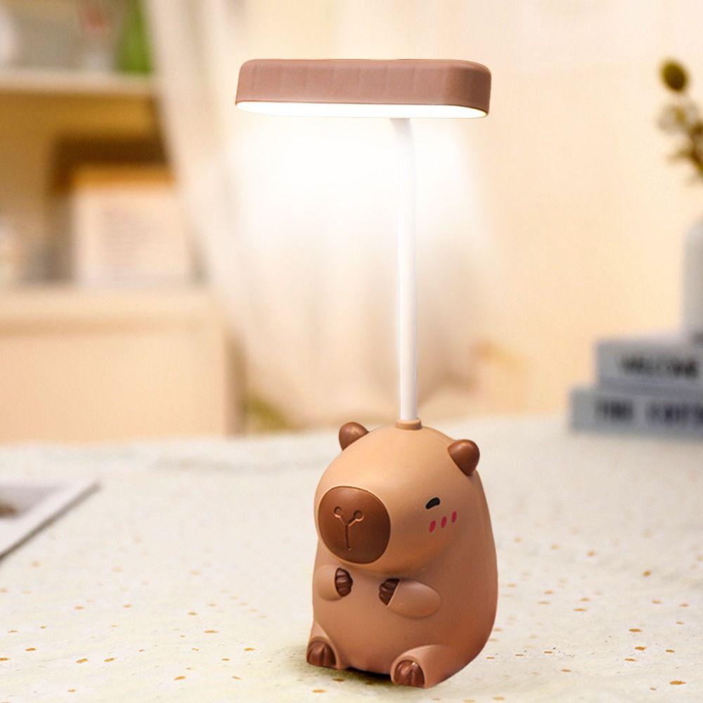 With Pencil Sharpener Bedside Lamp Folding Learning Eye Lamps Cute Decor Light  Bedroom Use