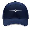 Plane Aviation  Inspired Line Art Hip Hop hat Fashion Outdoor Sports Sandwich Baseball Cap