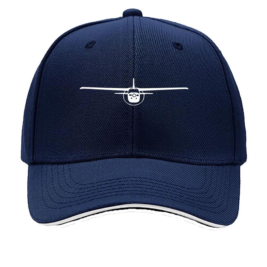 Plane Aviation  Inspired Line Art Hip Hop hat Fashion Outdoor Sports Sandwich Baseball Cap
