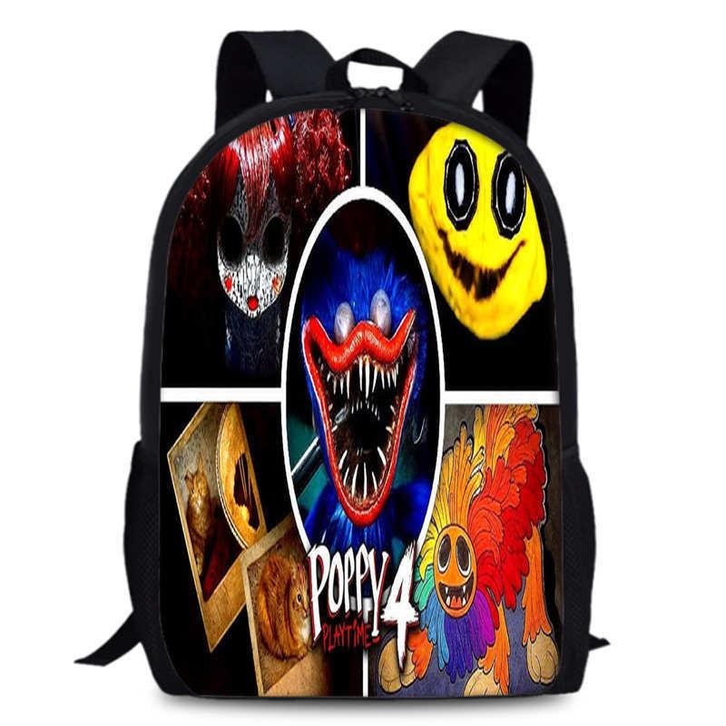 Chapter Poppy Playtime 4 Durable Bookbag 15in Laptop Anime Backpack Oxford