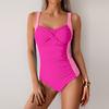 Damskie Solidne Bikini Sense z Biustonoszem Bez Stali Nierdzewnej