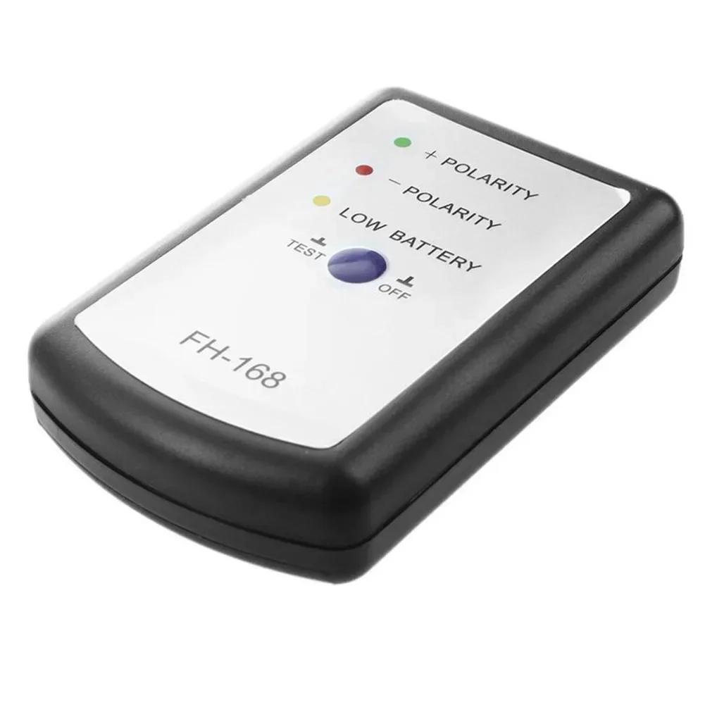Black Speaker Polarity Tester Automotive Phase Meter Professional Car Speaker Phase Checking Tool Positive/Negative Meter
