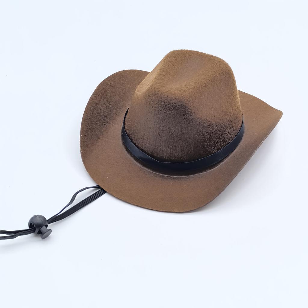 Pet Cowboy Costume Cosplay Cap Halloween Costumes for Dogs Cat Pet Party Decoration Mini Cowboy Hat