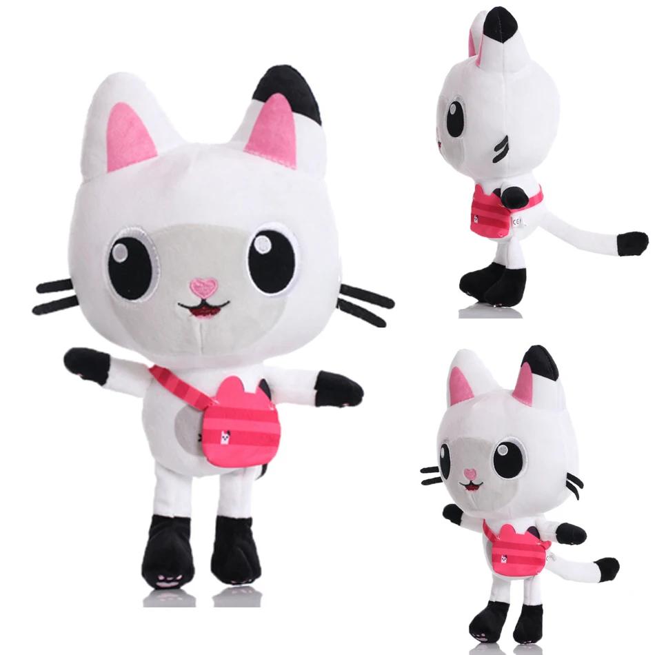 25cm 2 or 8Pcs Gabby doll house plush toy cartoon stuffed animal mermaid cat mermaid plush doll children's Christmas gift