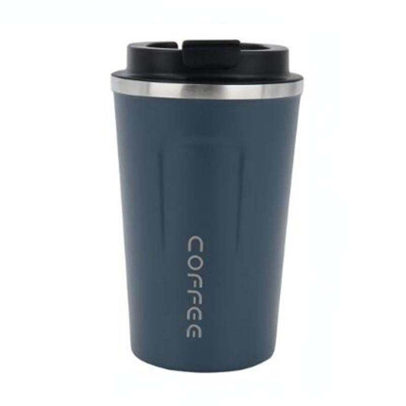 510ml Stainless Steel Coffee Cup, Leak Proof Thermos, Double Wall Coffee Cup, Thermos, Milk, Tea, Water, Travel Vehicle Tableware 1PCS