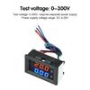 DC 0-300V 10/50/100A DC 0-100V 10/50/100A Voltmeter Ammeter LED Amp Dual Volt Meter Gauge LED Display Meter Amperemeter