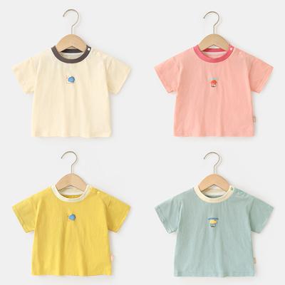 Baby Clothes Casual Short-sleeved T-shirts Summer Clothes Boys Girls Baby Children Children Summer Half-sleeved Tops