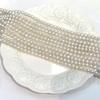 1 Strand Natural Freshwater Pearl White Near Round Beads 5‑6mm 36cm Loose Beads for Jewelry Making DIY Necklace Bracelet